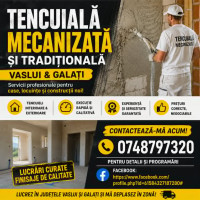 Tencuiala mecanizata si traditionala – nisip + Multibat sau nisip si ciment